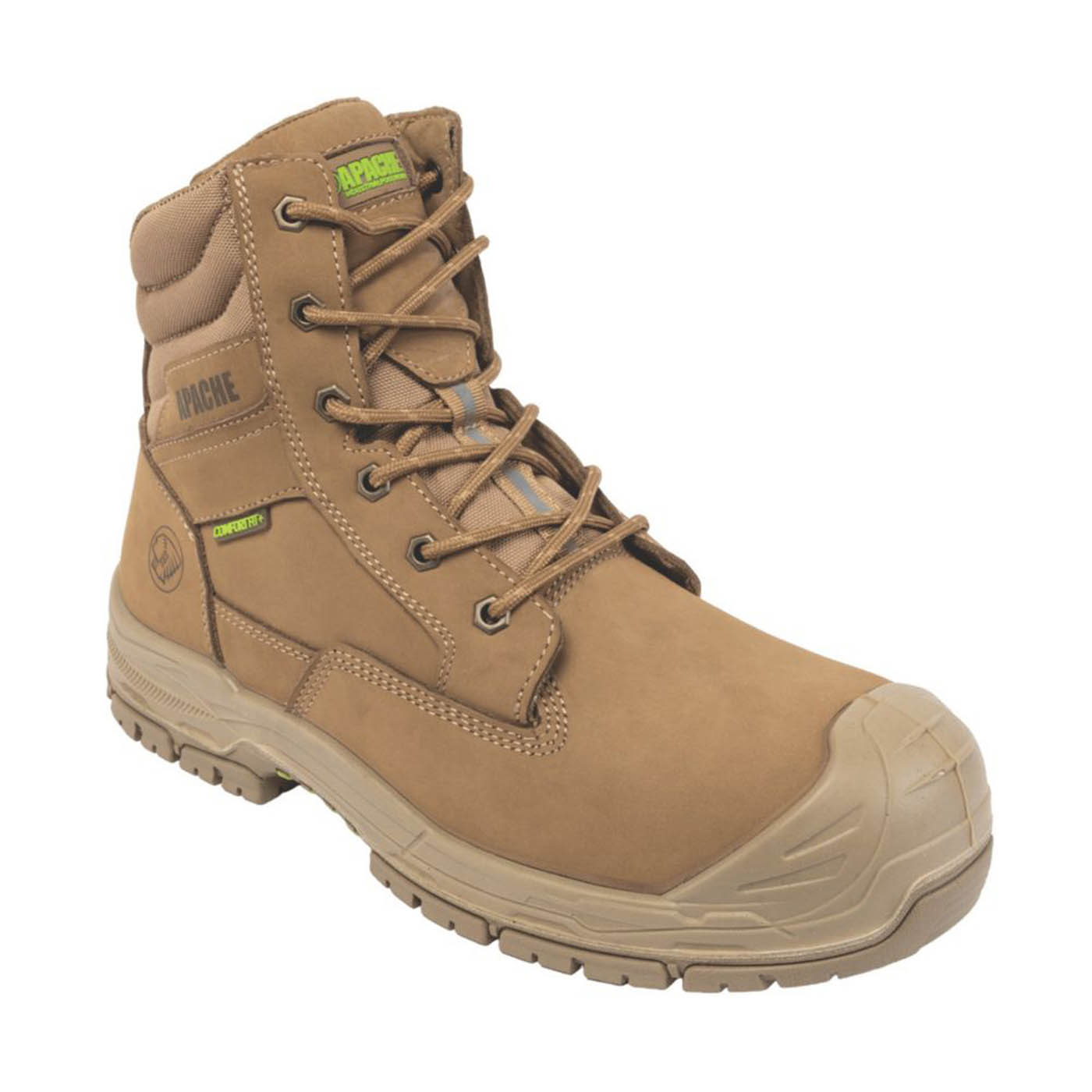 Apache Outback Size 10 Stone Water-Resistant Safety Boots - Image 1