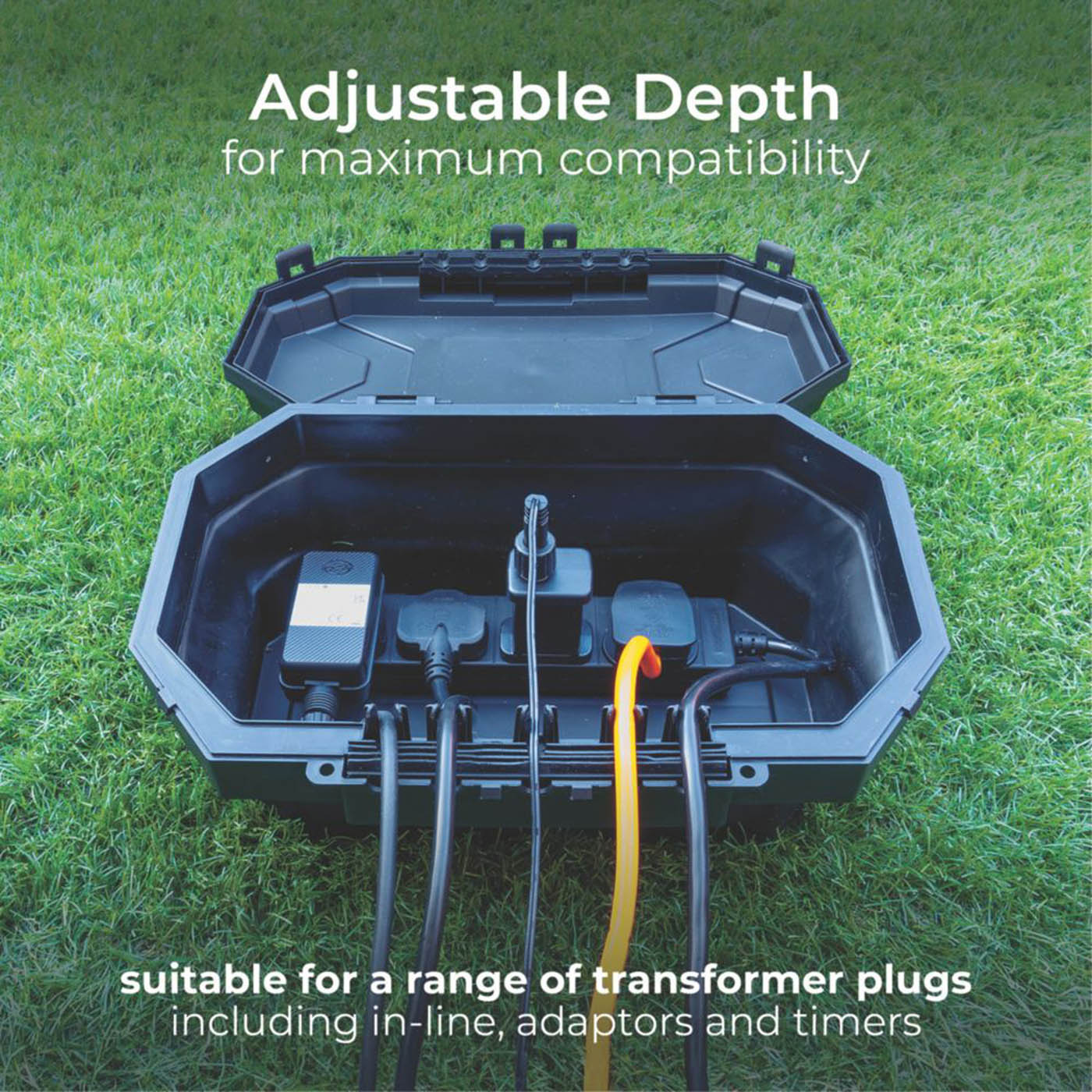 Masterplug IP54 Weatherproof Outdoor Enclosure 376mm x 230mm x 154mm - Image 6