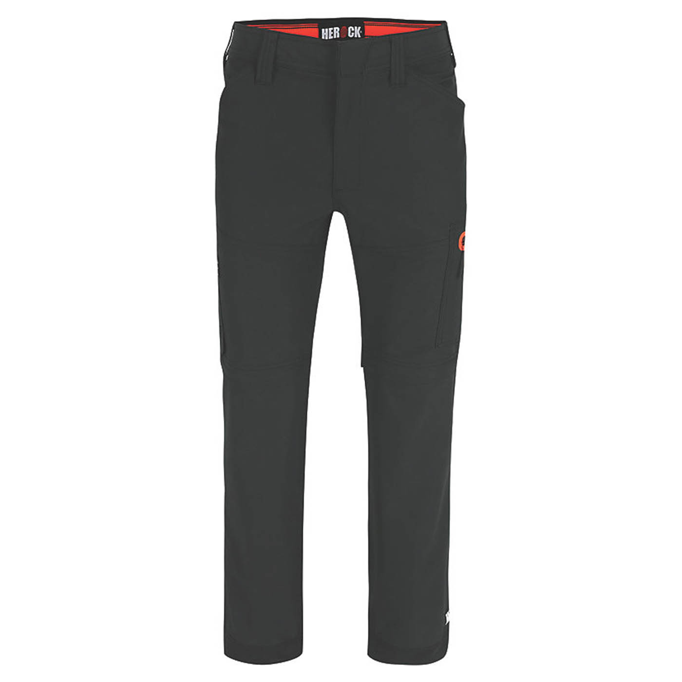 Herock Mens Trousers 5 Pockets Black Zip Off Leg Breathable 30" W 32" L - Image 1