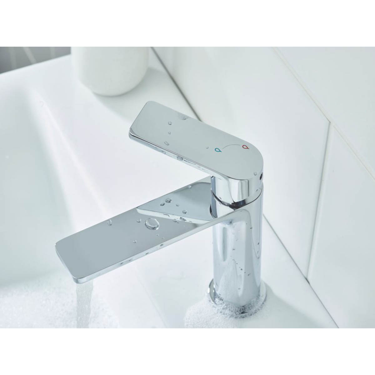 Bristan Bathroom Basin Tap Mono Mixer Chrome Single Lever Clicker Waste Faucet - Image 5