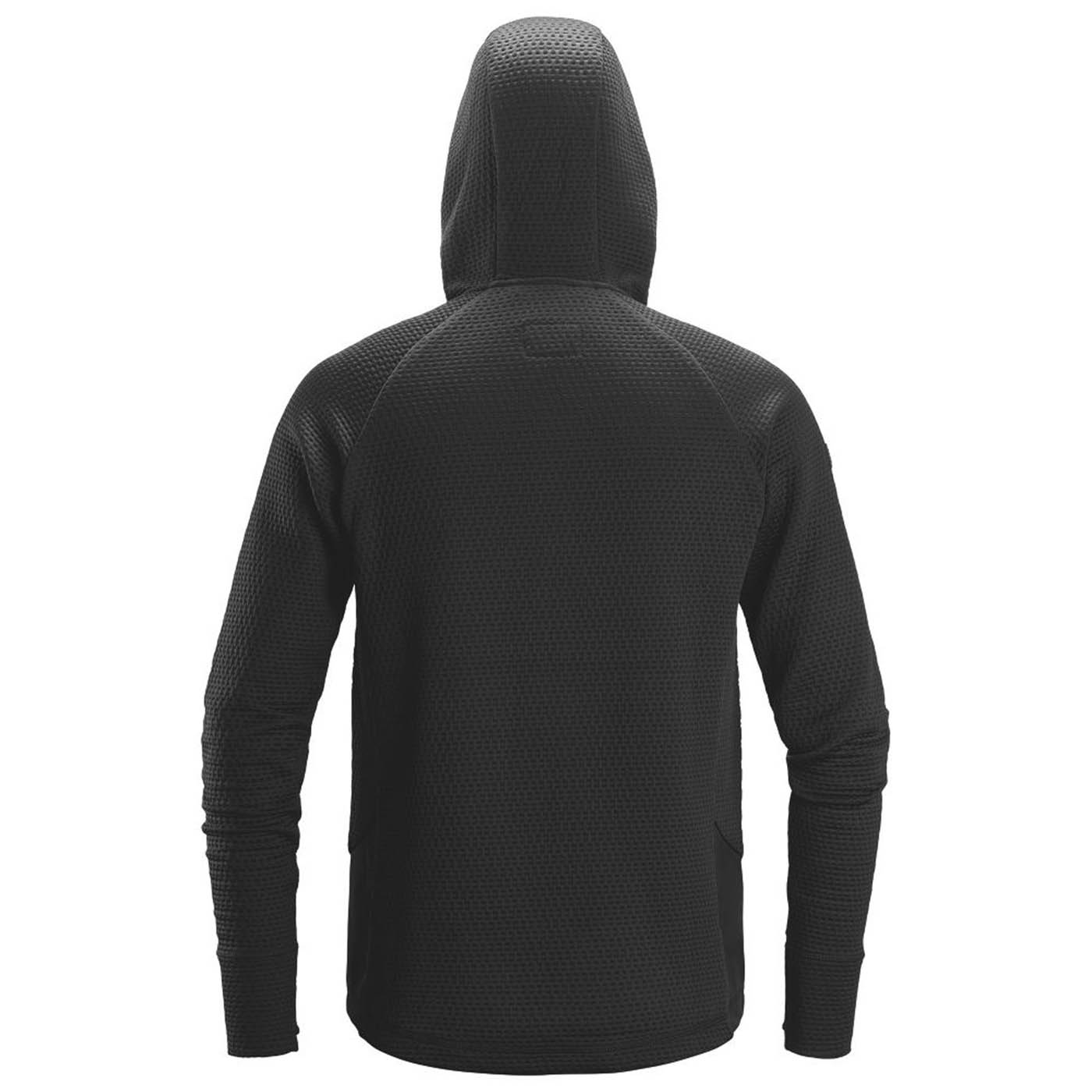 Snickers 8405 - FlexiWork Full-Zip Midlayer Hoodie Black 2X Large 52" Chest - Image 2