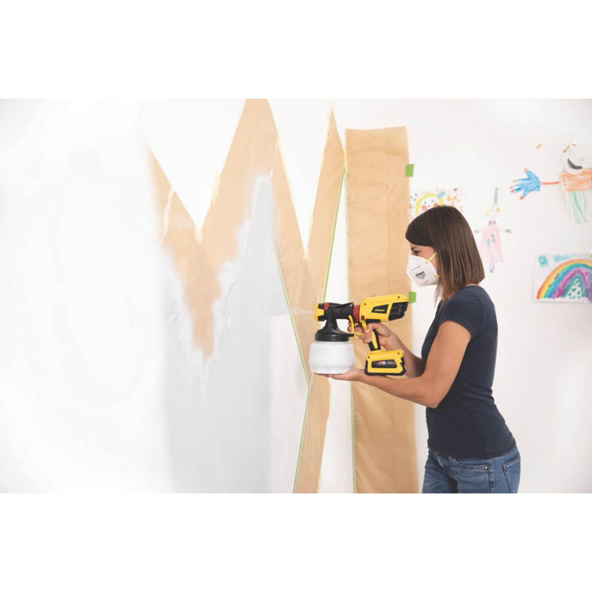 Wagner Flexio W600 18V Brushless Cordless HVLP Universal Paint Sprayer - Bare - Image 5