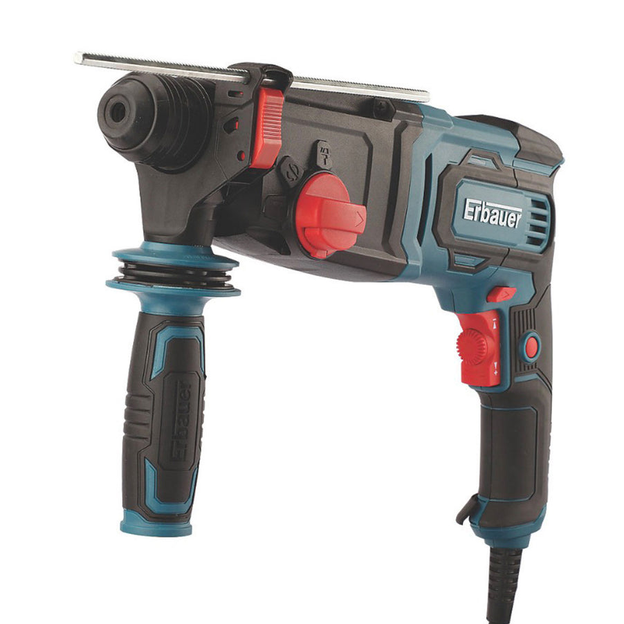 Erbauer Electric Hammer Drill 750W SDS Plus Chisel 4In1 Multifunction Carry Case - Image 2