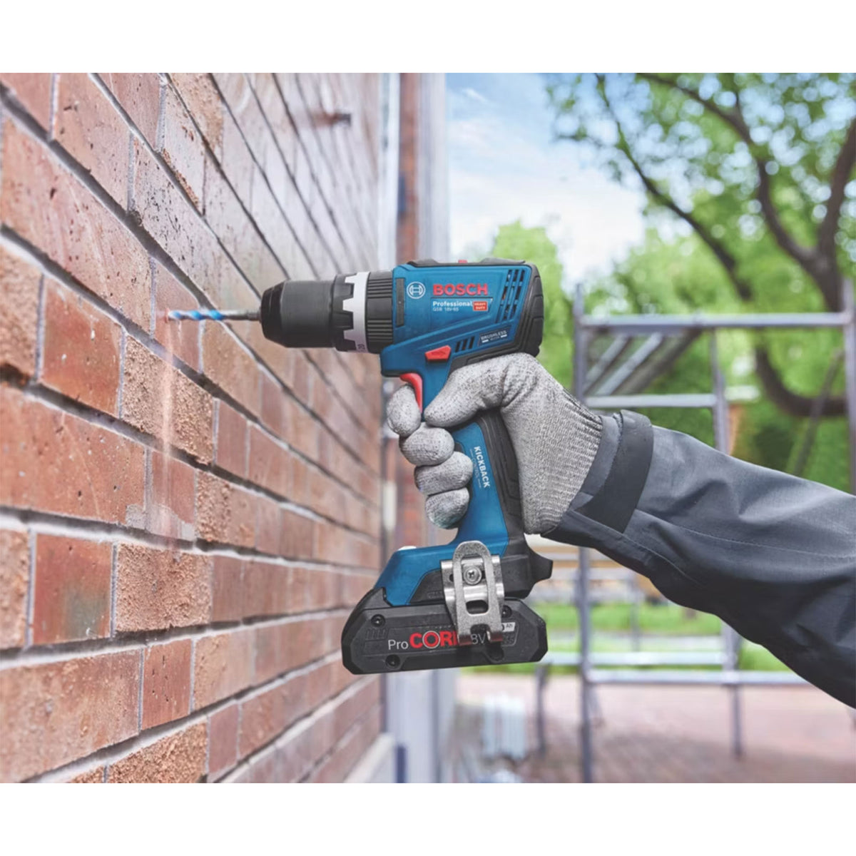 Bosch Combi Drill 06019N3373 18V 2x5.0Ah Li-Ion Brushless Soft Grip Compact - Image 2