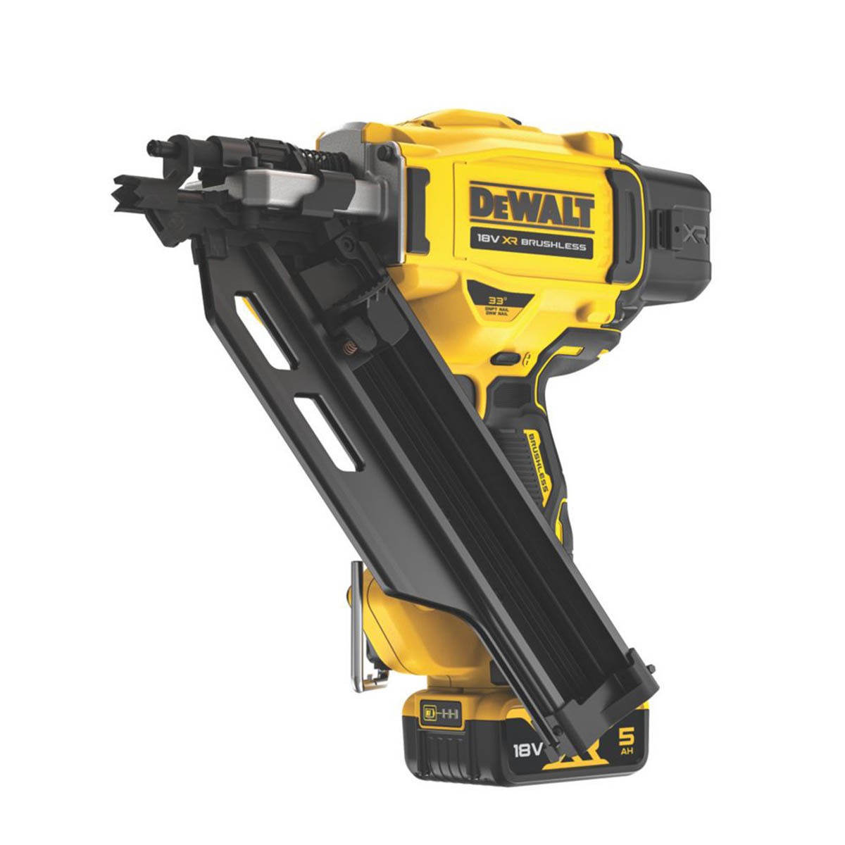 DeWalt Nailer Twin Pack Cordless 18V 2x5Ah Li-Ion DCK246P2T-GB Framing Finishing - Image 3
