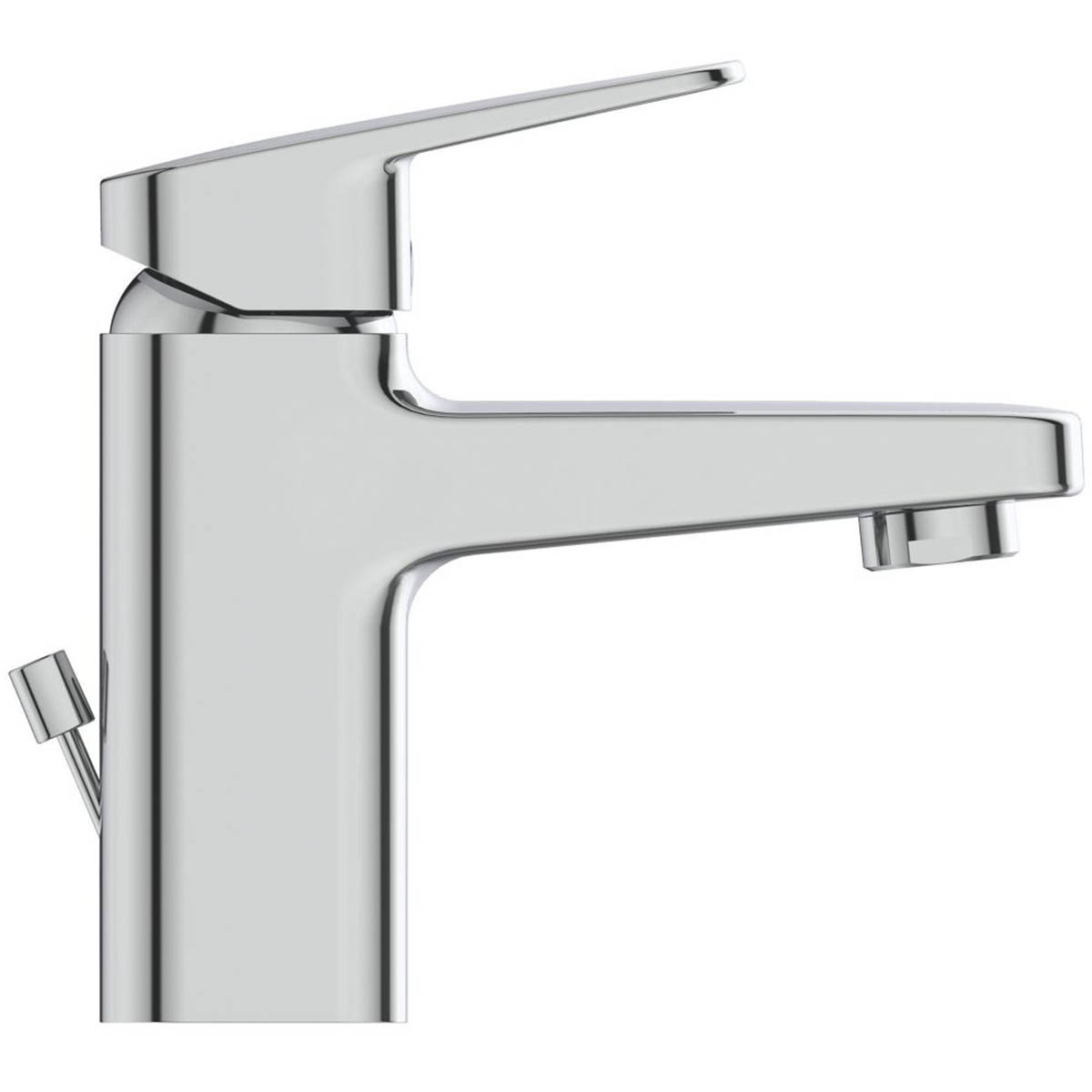 Bathroom Basin Tap Mono Mixer Chrome Single Lever Pop Up Waste Modern Faucet - Image 2