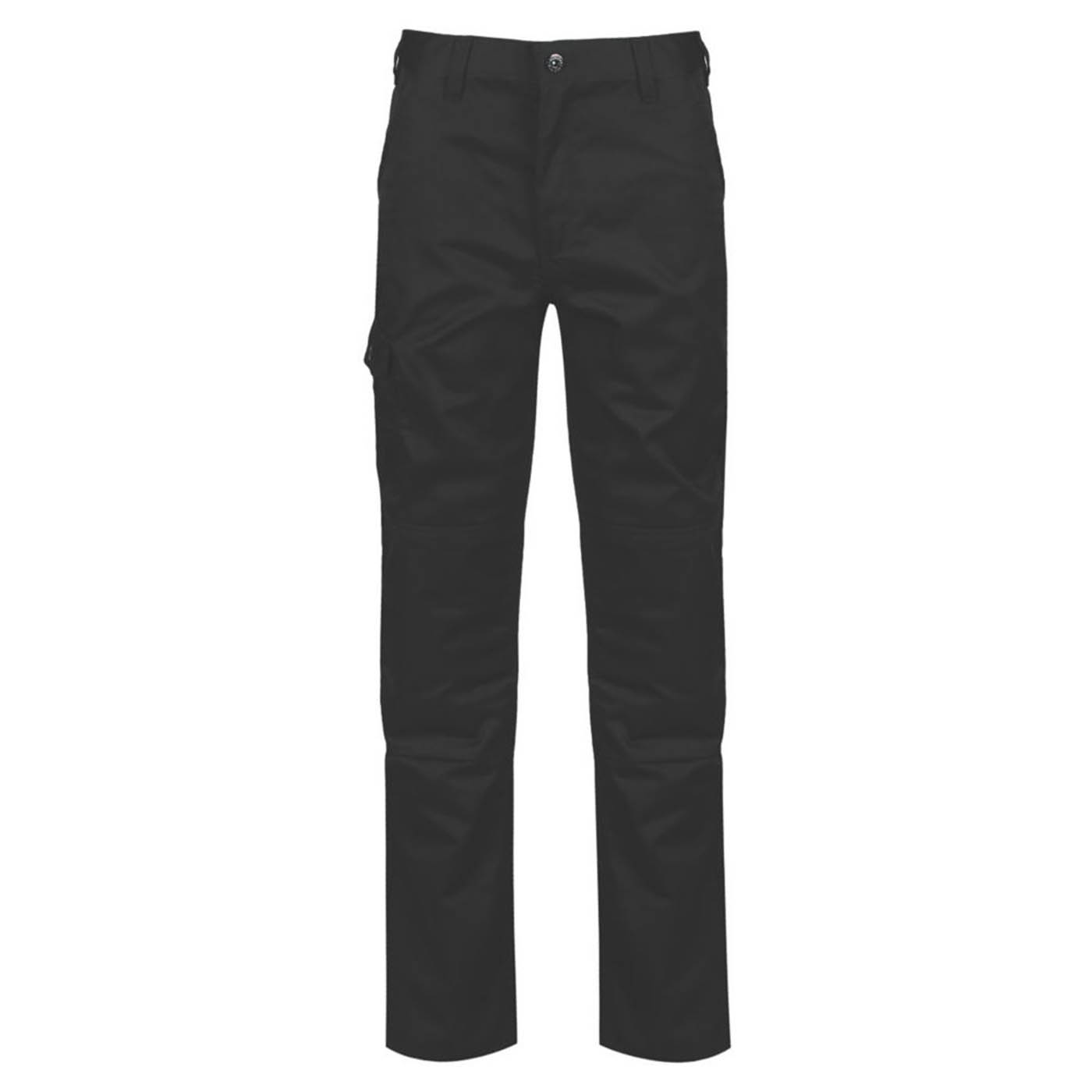 Regatta Work Trousers Mens Pro Cargo Classic Fit Black Multi Pockets 46W 33L - Image 1