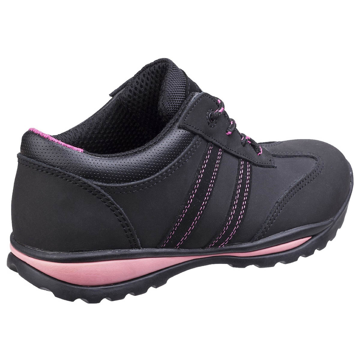 Amblers Safety Trainers Womens Standard Fit Black Pink Boots Steel Toe Size 7 - Image 3
