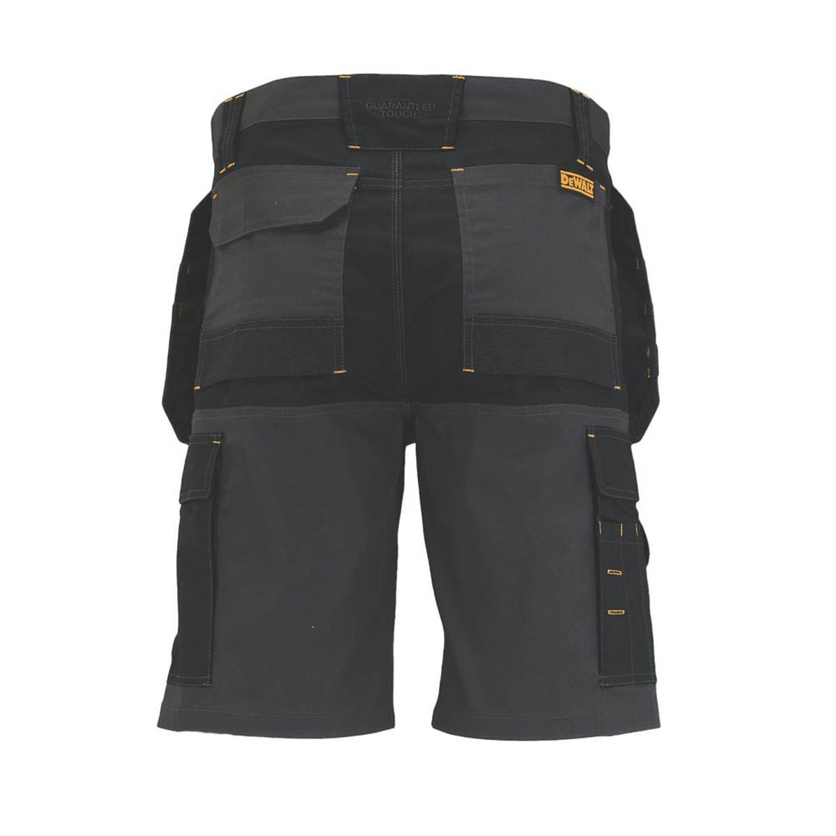 DEWALT Mens Work Shorts Valdez Grey Black Holster Pockets Breathable 40" W - Image 2