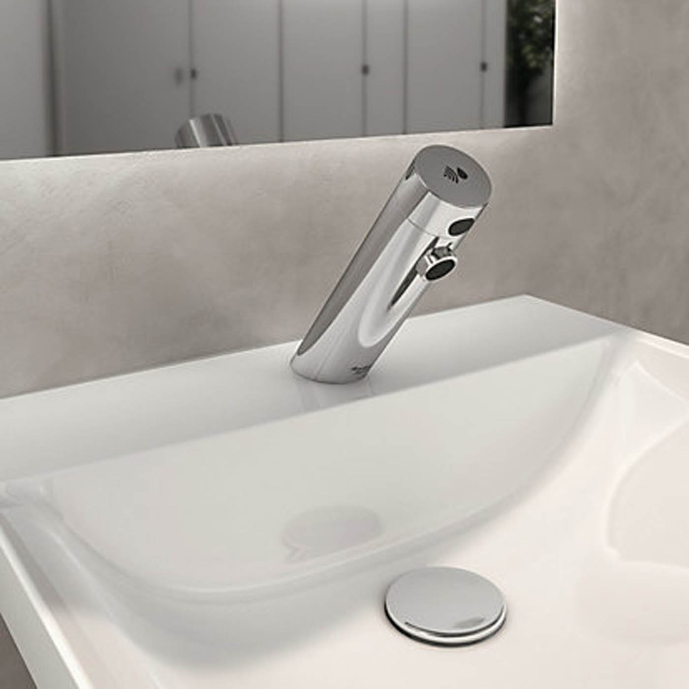 Armitage Shanks Sensorflow E Touch-Free Battery Operated Sensor Basin Tap Chrome - Image 2