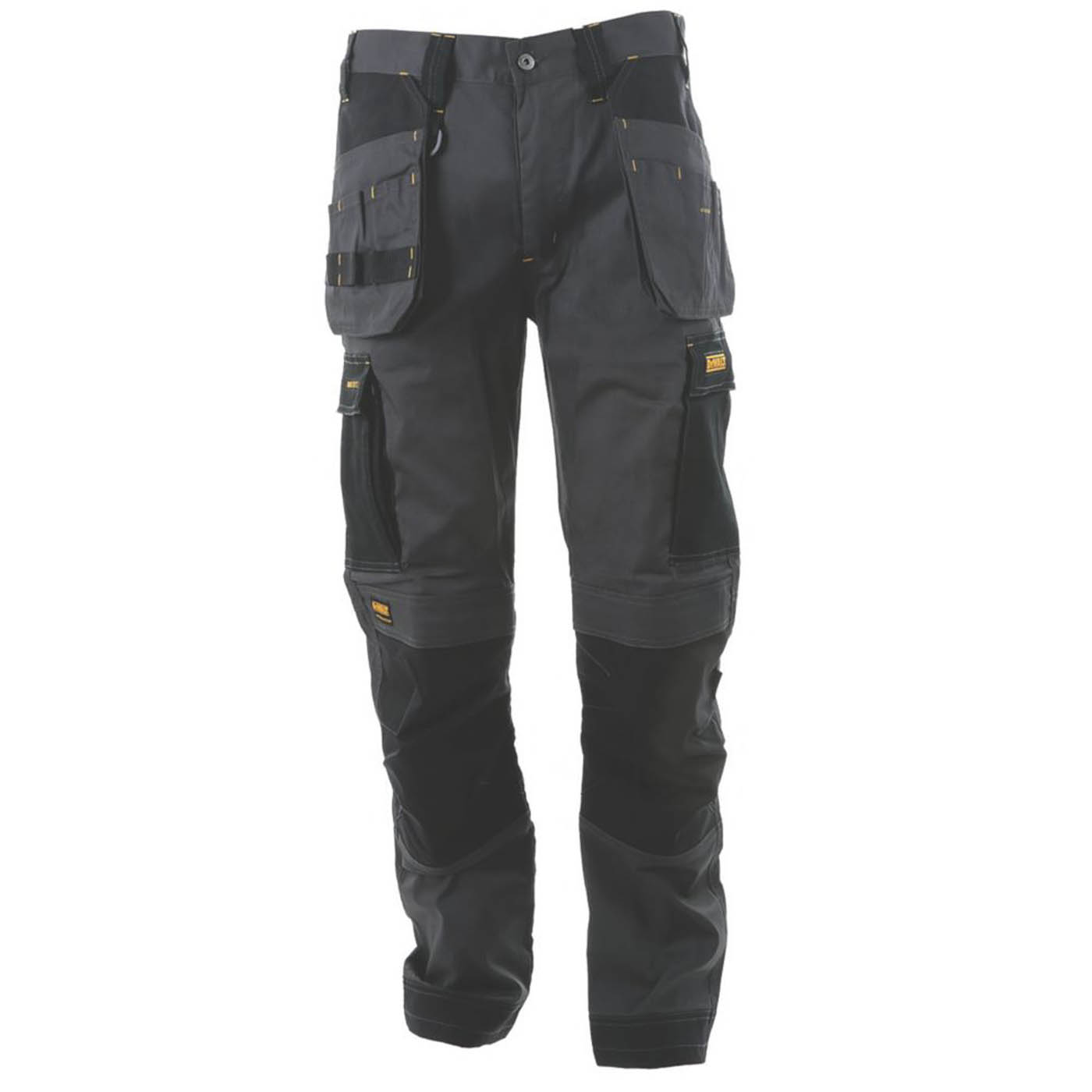 DeWalt Work Trousers Holster Mens Slim Fit Charcoal Grey Multi Pockets 30"W 31"L - Image 2