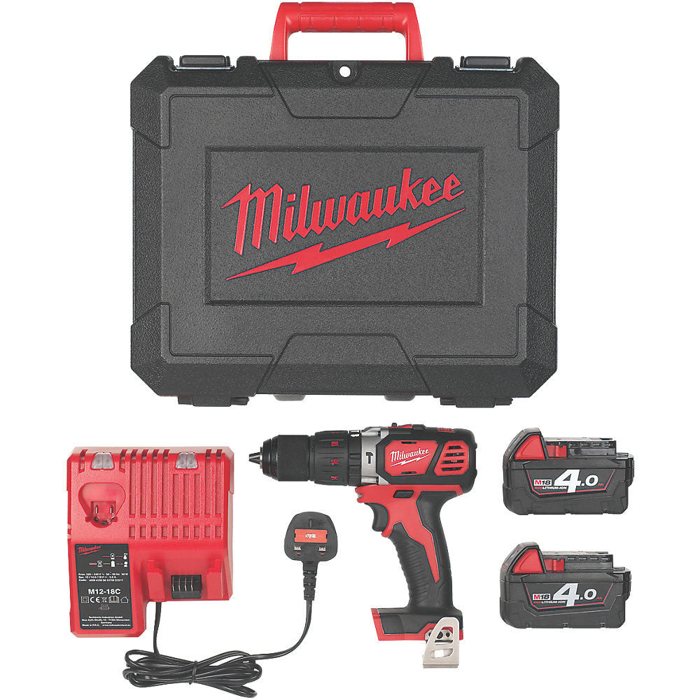 Milwaukee Combi Drill Cordless LED Work Light 18V 2 x 4.0Ah Li-Ion - Image 5