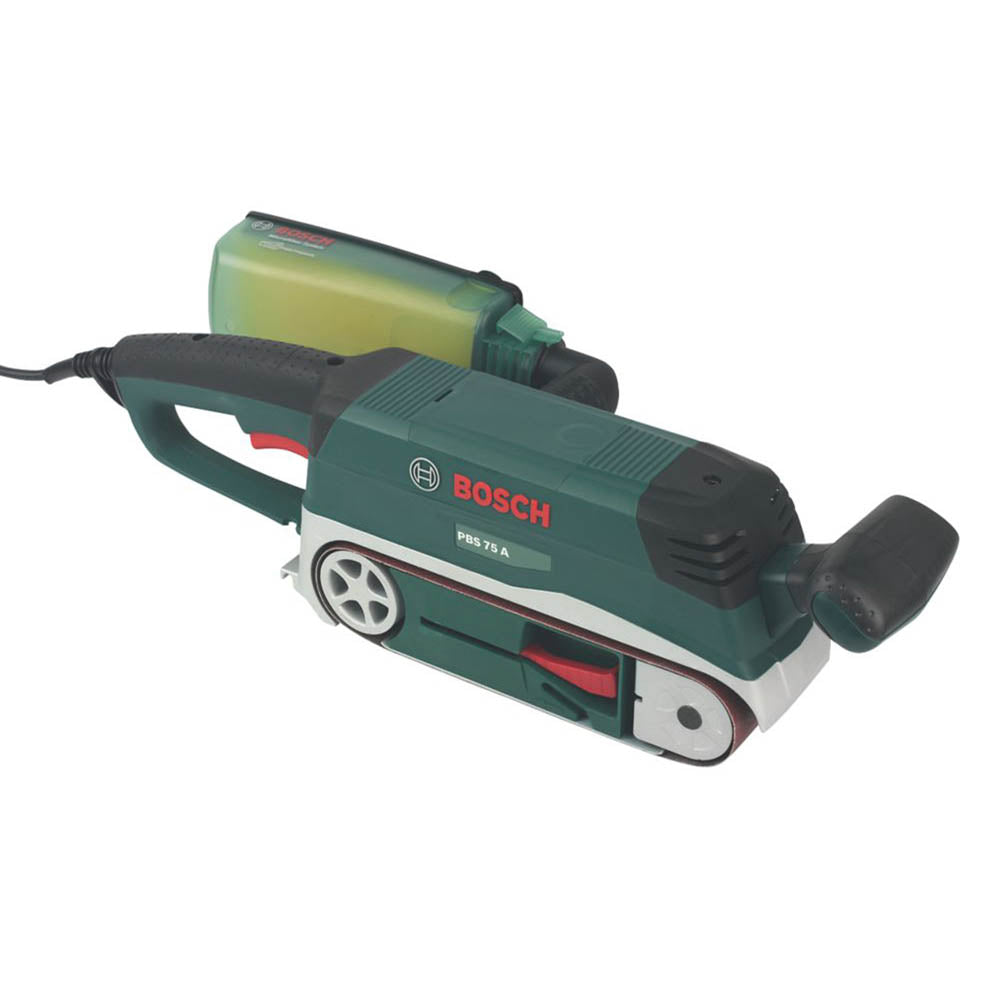 Bosch Belt Sander Electric PBS75A Auxiliary Handle Woodwork Plastic Metal 710W - Image 1
