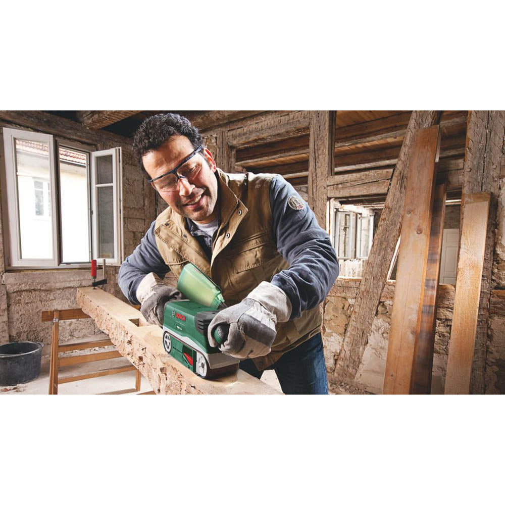 Bosch Belt Sander Electric PBS75A Auxiliary Handle Woodwork Plastic Metal 710W - Image 5