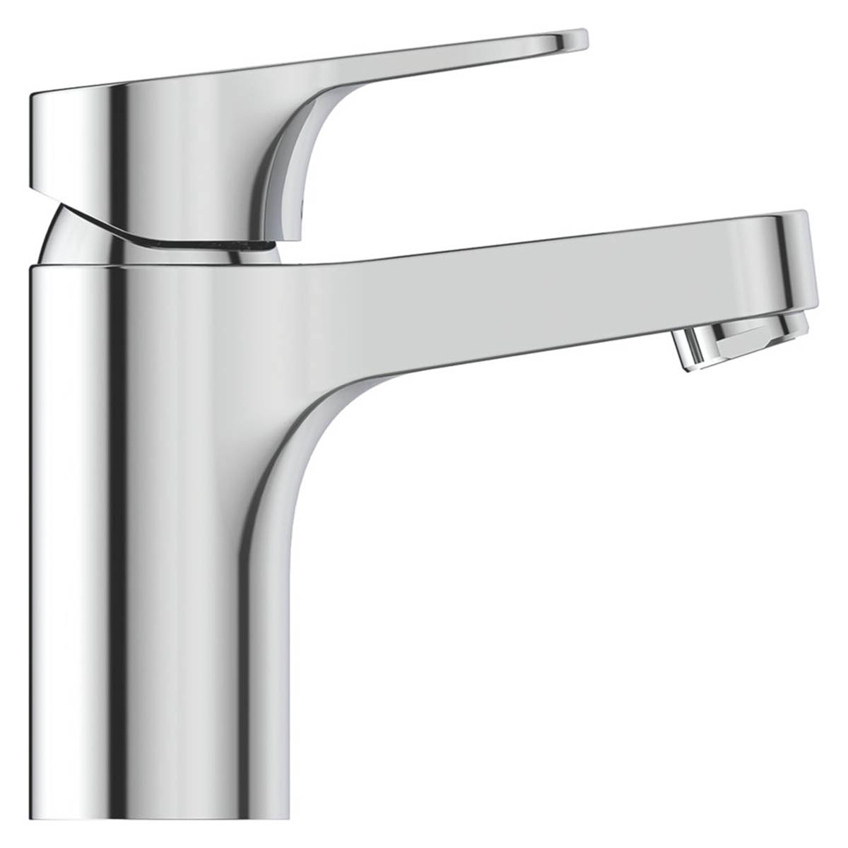 Bathroom Basin Tap Mono Mixer Chrome Single Lever Clicker Waste Contemporary - Image 2