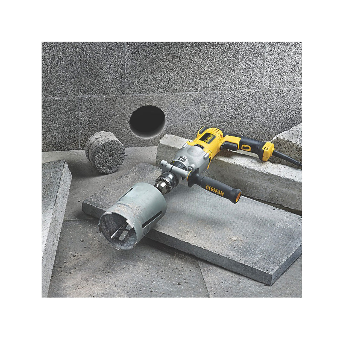 DeWalt Corded Electric Core Drill D21570K-GB 1300W Silver Bullet Diamond 230V - Image 3