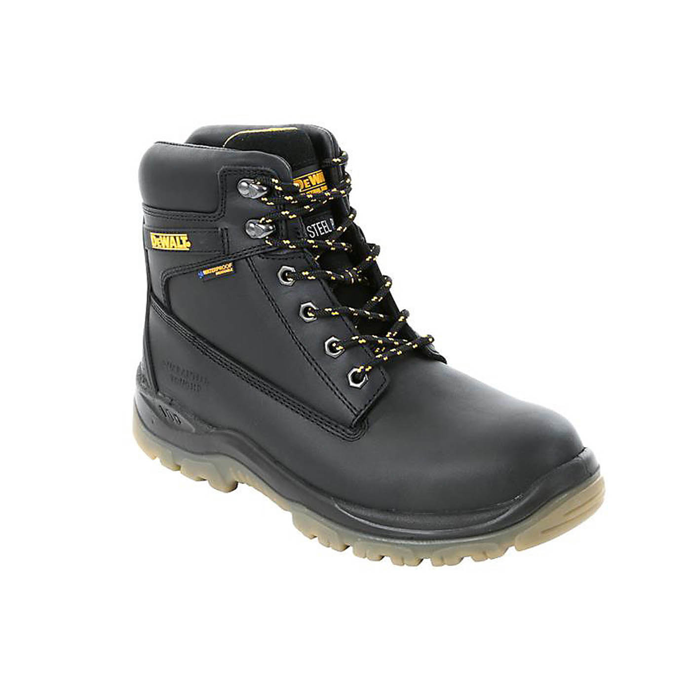 Dewalt Safety Boots Titanium Unisex Black Breathable Work Shoes Stell Toe Size 6 - Image 1
