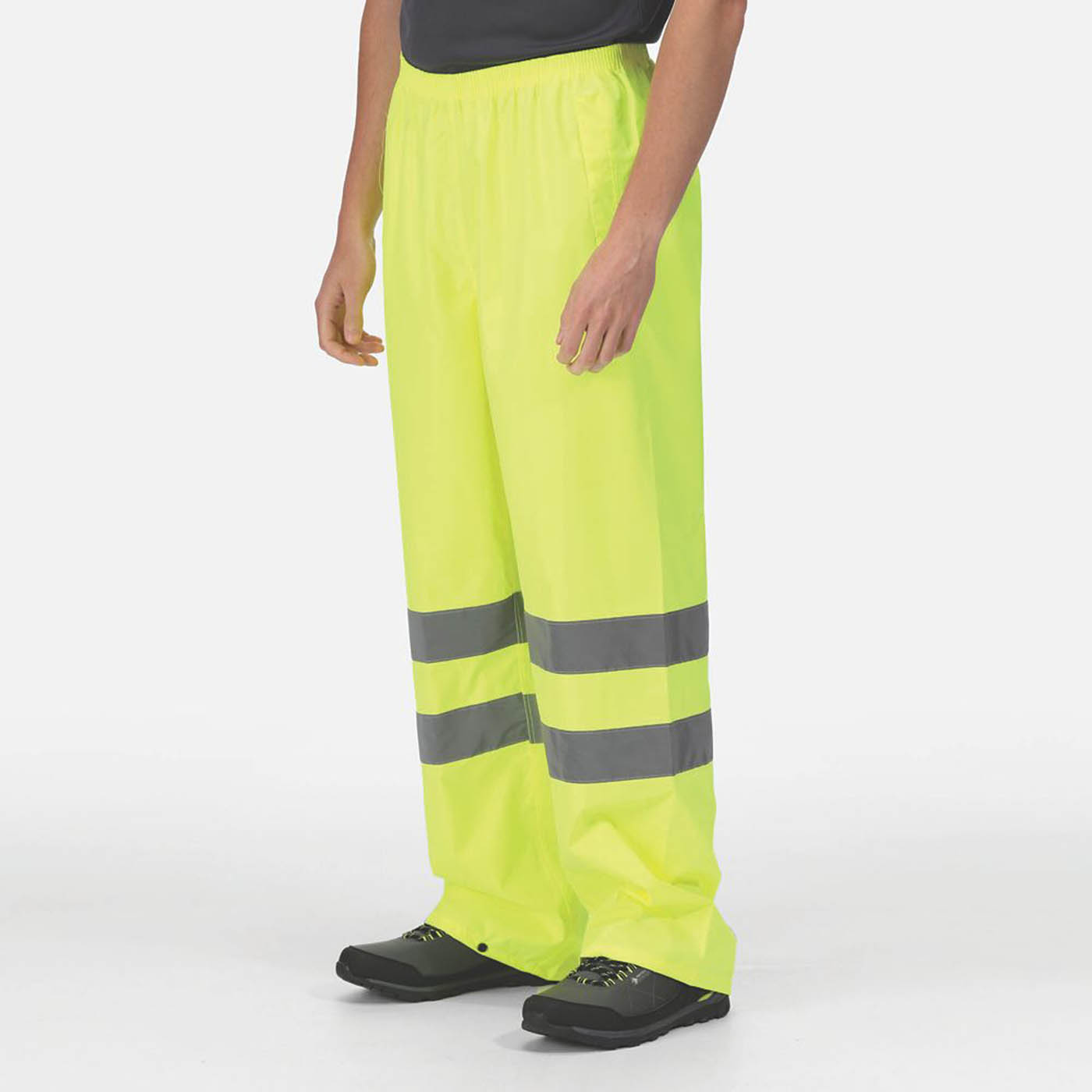 Regatta Mens Hi Vis Trousers 2 Pockets Yellow Waterproof 2X Large 44" W 32" L - Image 3