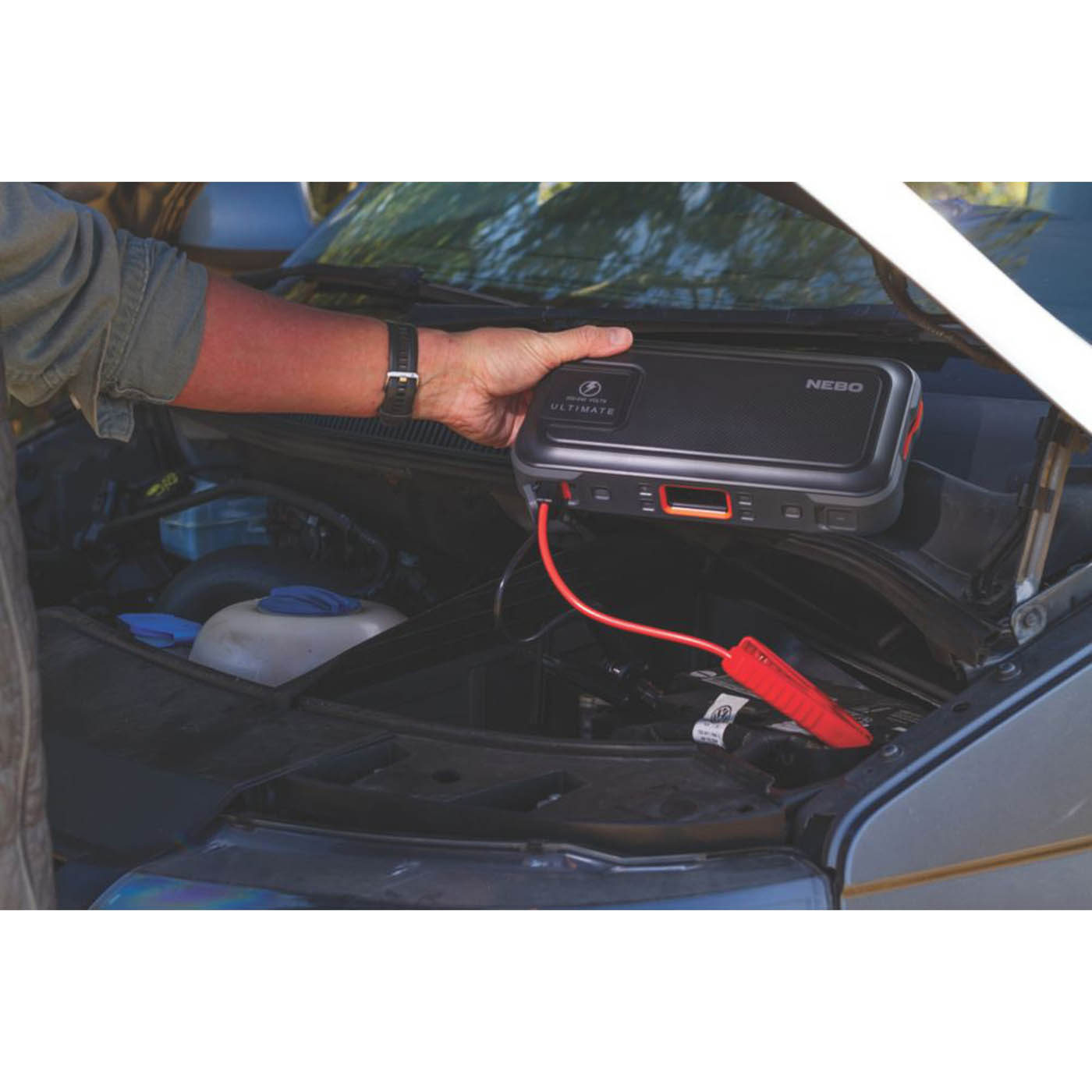 Nebo Jump Starter And Type A C USB Charger 5.0Ah Li-Ion Ultimate Air Compressor - Image 3