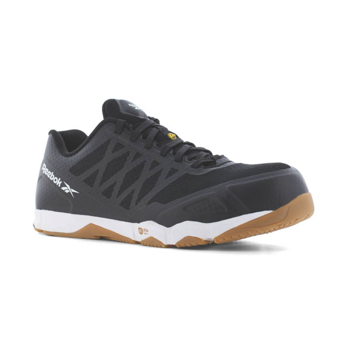 Reebok Safety Trainers Mens Wide Fit Black Work Shoes Composite Toe Size 9 - Image 1