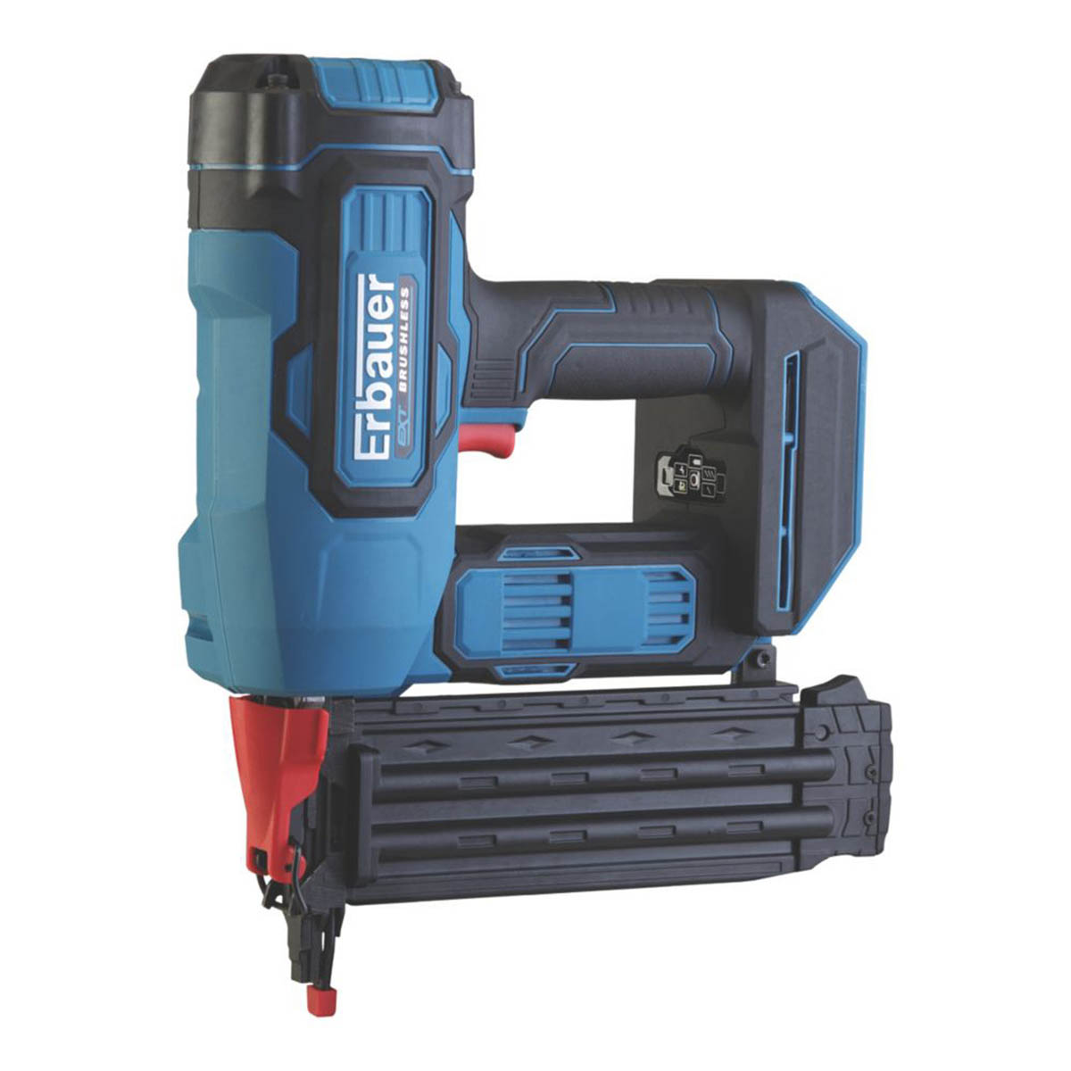 Erbauer Nail Gun Cordless 18V Li-Ion 55mm Second Fix Brushless Nailer Body Only - Image 1