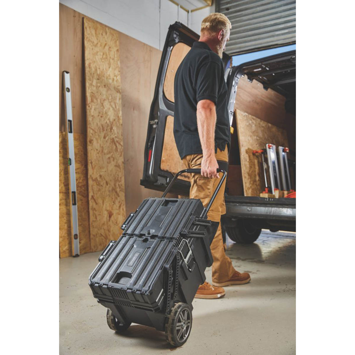 Magnusson Tool Chest Box Wheeled 2 x Tray Compartments 1 x Extra Large 26" - Image 6