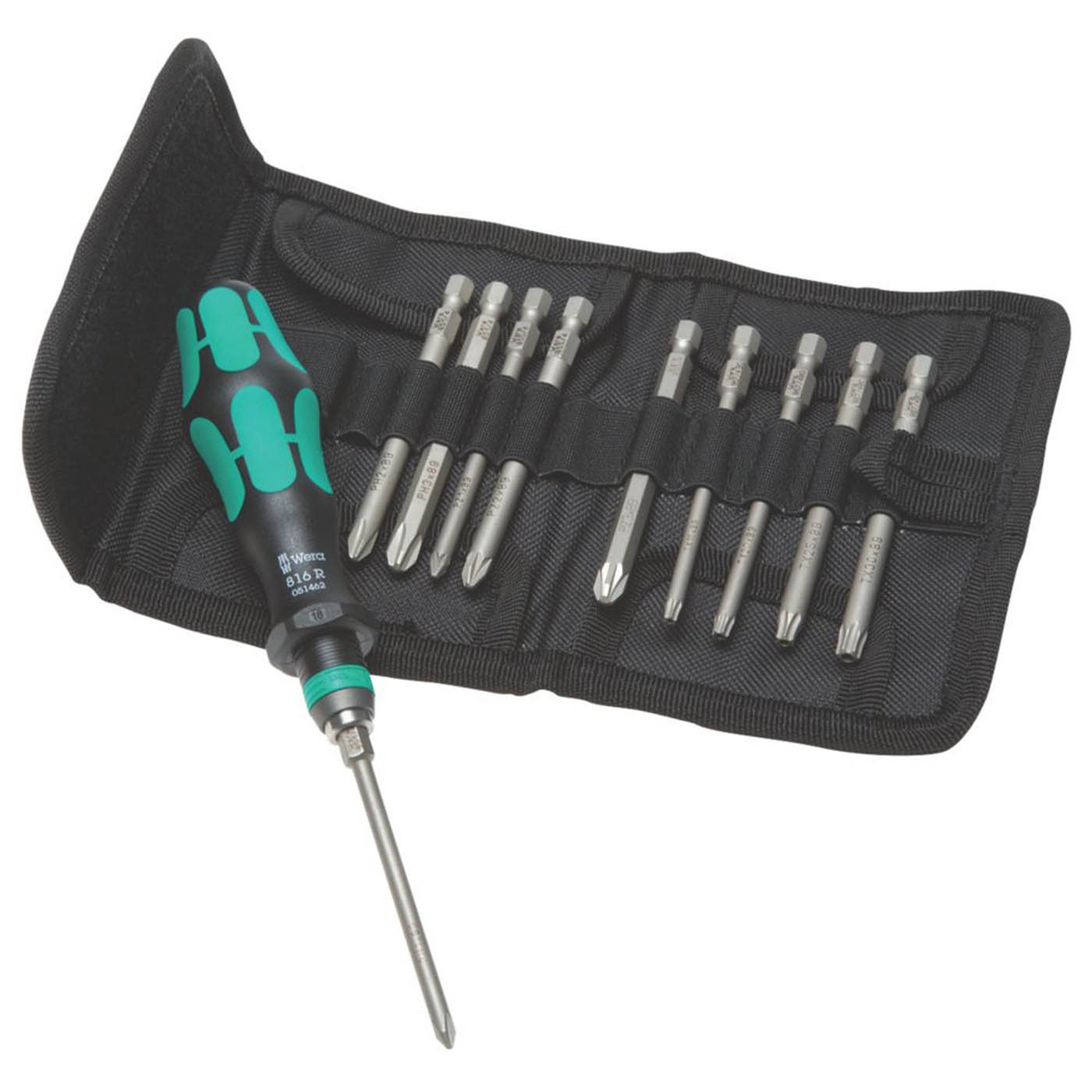 Wera Screwdriver Set Kraftform Kompakt Interchangeable 11 Pieces - Image 1