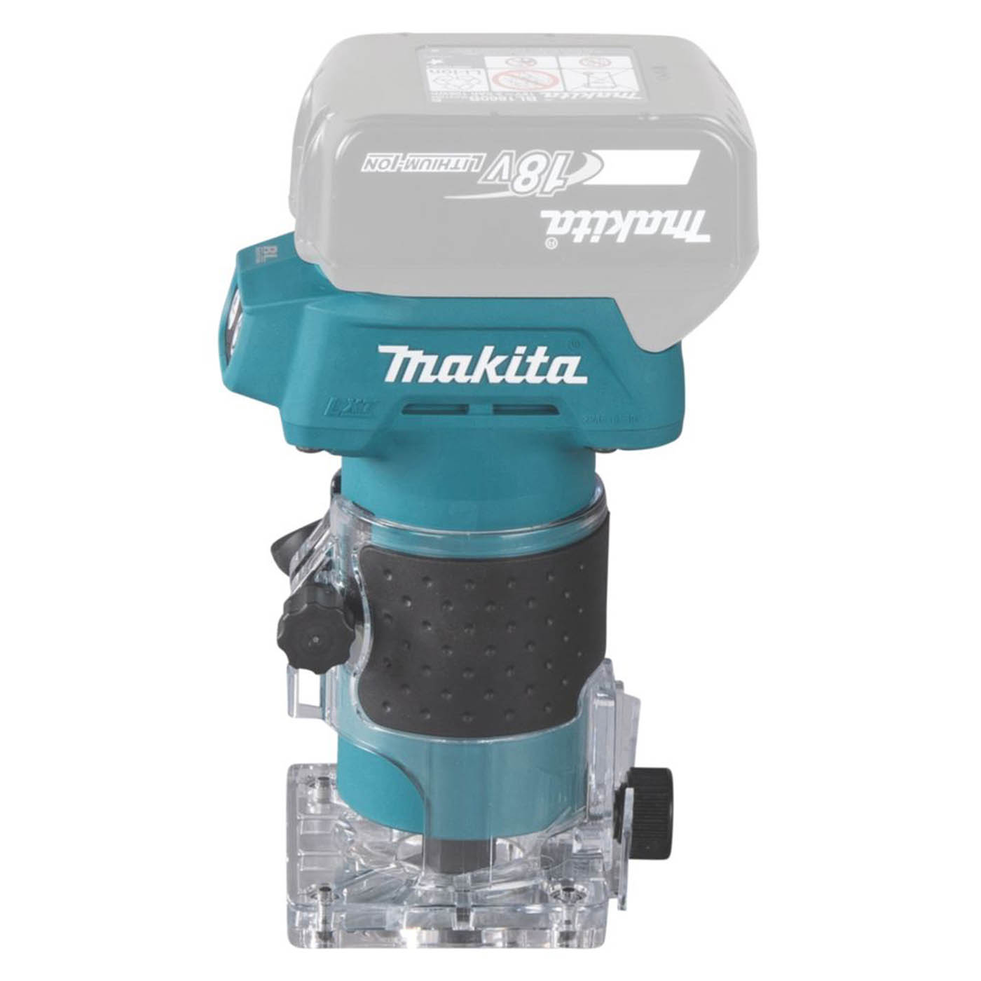 Makita Router / Trimmer DRT52 18V Li-Ion LXT 1/4" Brushless Body Only - Image 2