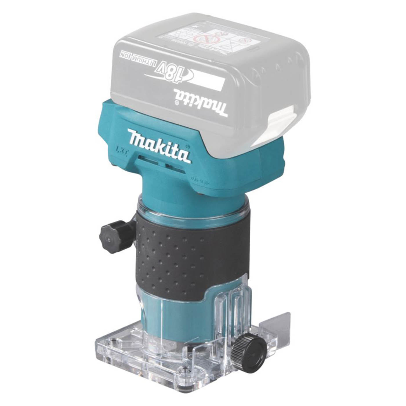 Makita Router / Trimmer DRT52 18V Li-Ion LXT 1/4" Brushless Body Only - Image 5