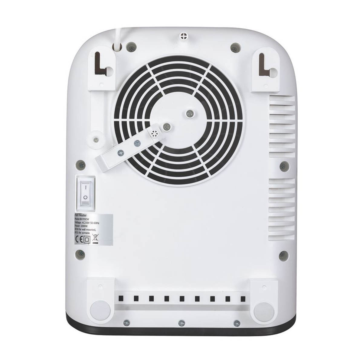 TCP Fan Heater Electric LED Display Wall Mounted White Programmable 2000W - Image 4