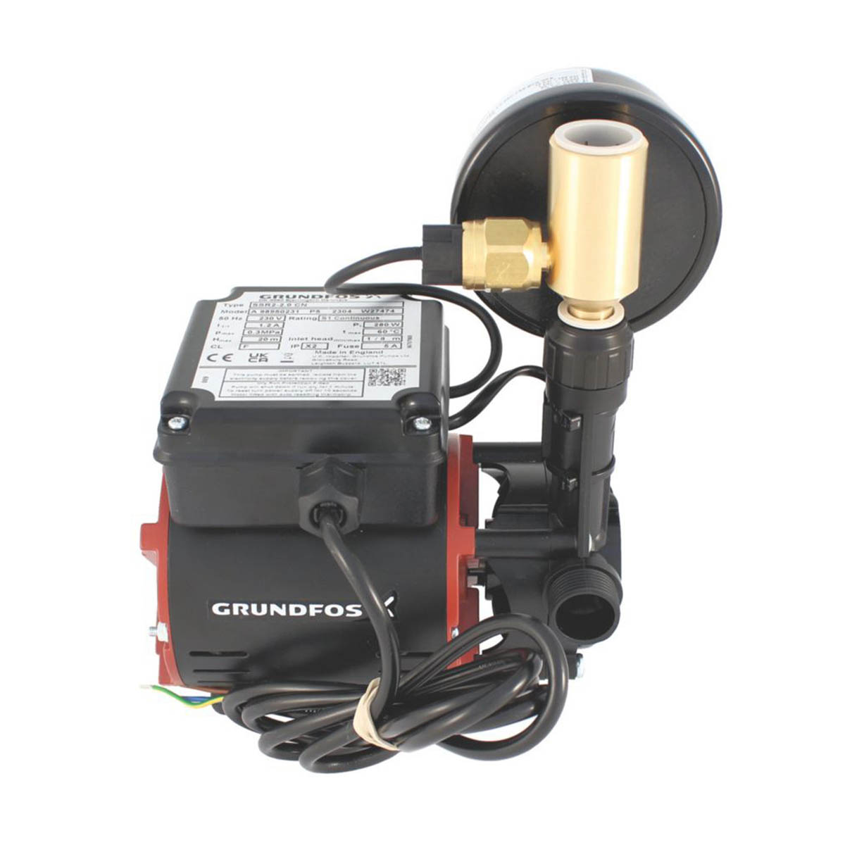 Grundfos Shower Pump Universal SSR2-2.0 CN Regenerative Single Durable 2bar - Image 3