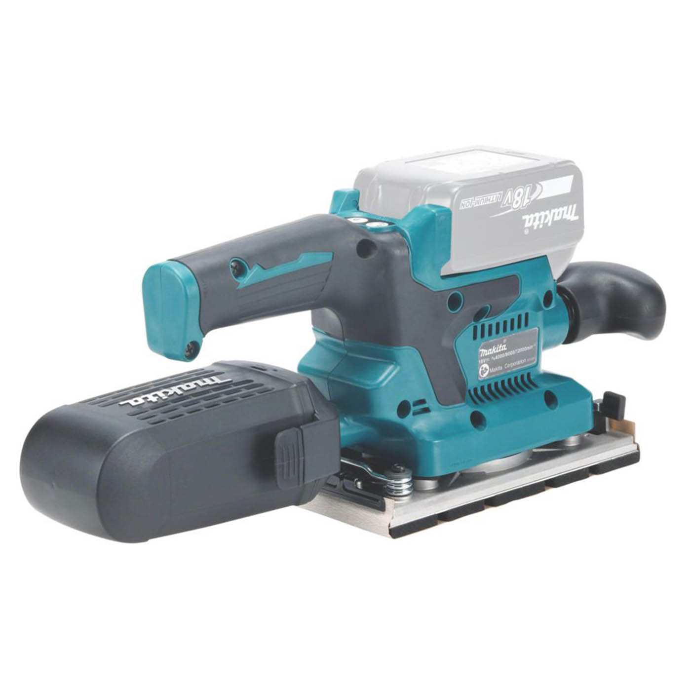 Makita Cordless Sander DBO382 18V Li-Ion LXT Brushless Body Only - Image 2