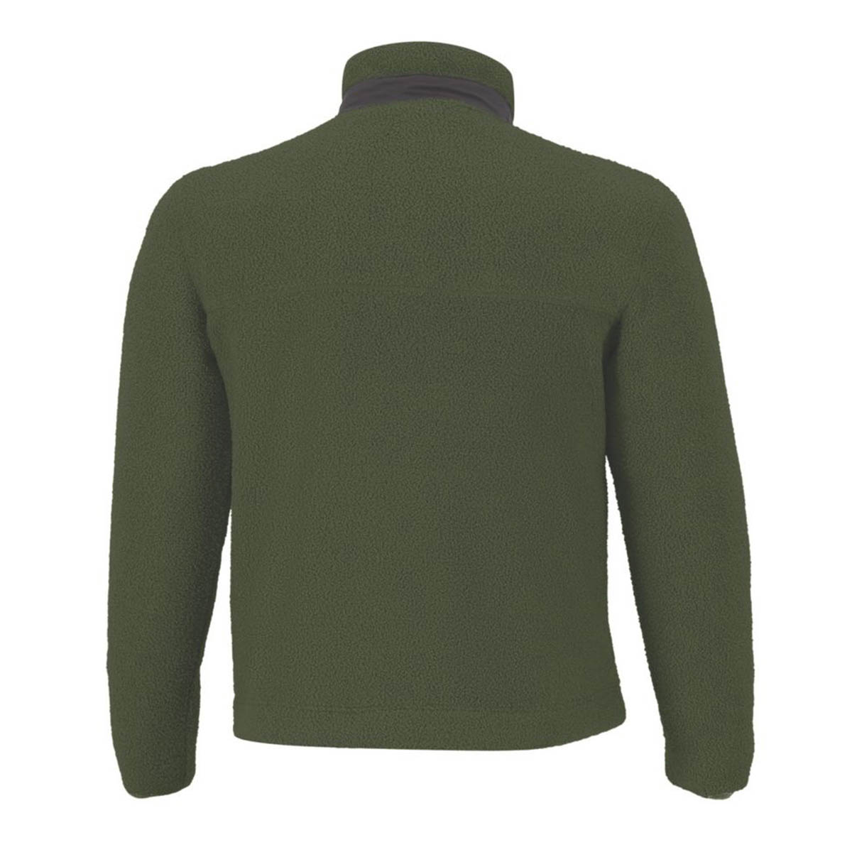 Mens Work Fleece Warm Front Pocket Green Black Comfort Medium 42" Chest - Image 2