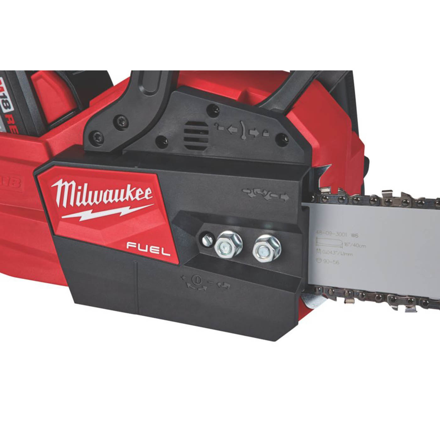 Milwaukee Chainsaw M18 FCHS-0 FUEL Cordless 18V Li-Ion RedLithium 40cm Body Only - Image 4