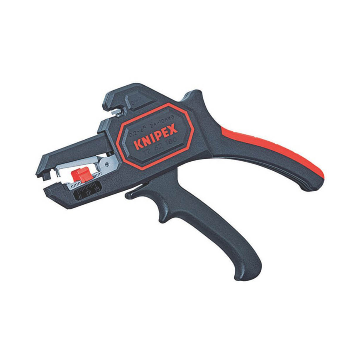 Knipex Wire Strippers Self-Adjusting Tool Steel Blades Soft Grip Handle 180mm - Image 2