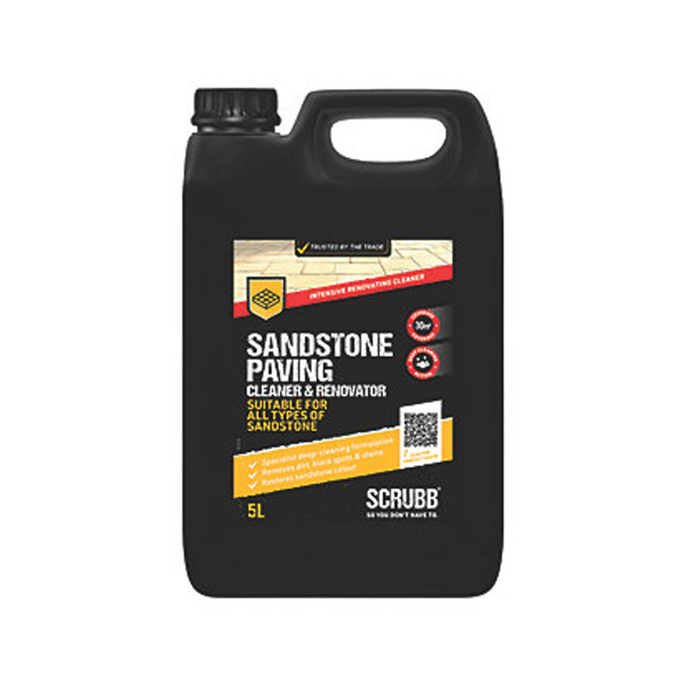 Scrubb Sandstone Paving Cleaner 5Ltr - Image 1