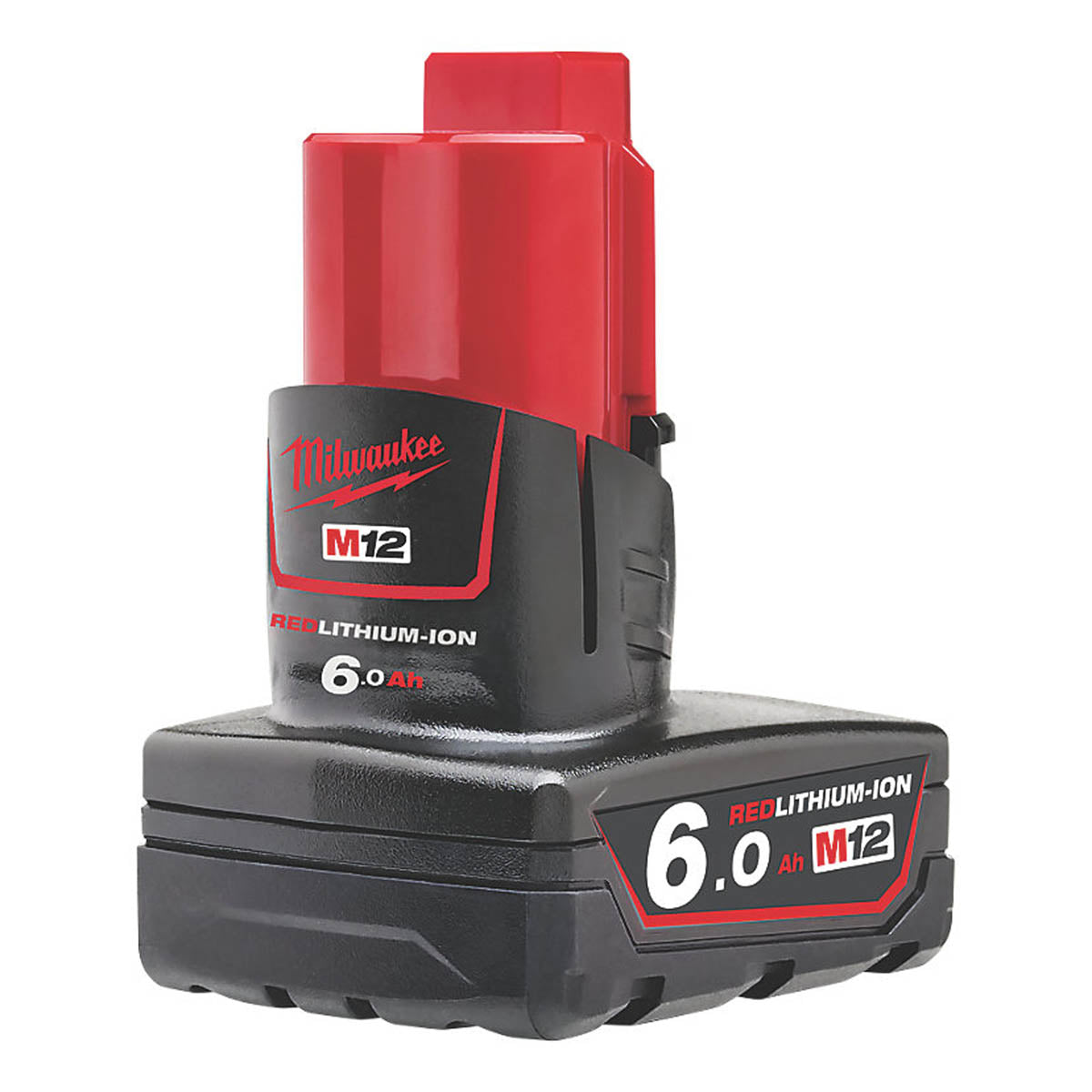 Milwaukee Battery M12B6 12V 6.0Ah Red Lithium-Ion Compact Lightweight - Image 4