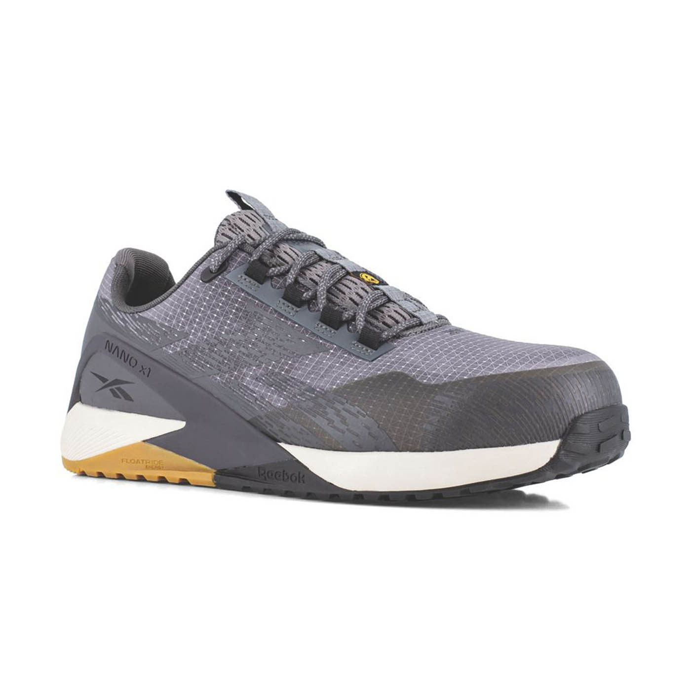 Reebok Safety Trainers Unisex Wide Fit Grey Work Shoes Composite Toe Size 10 - Image 1