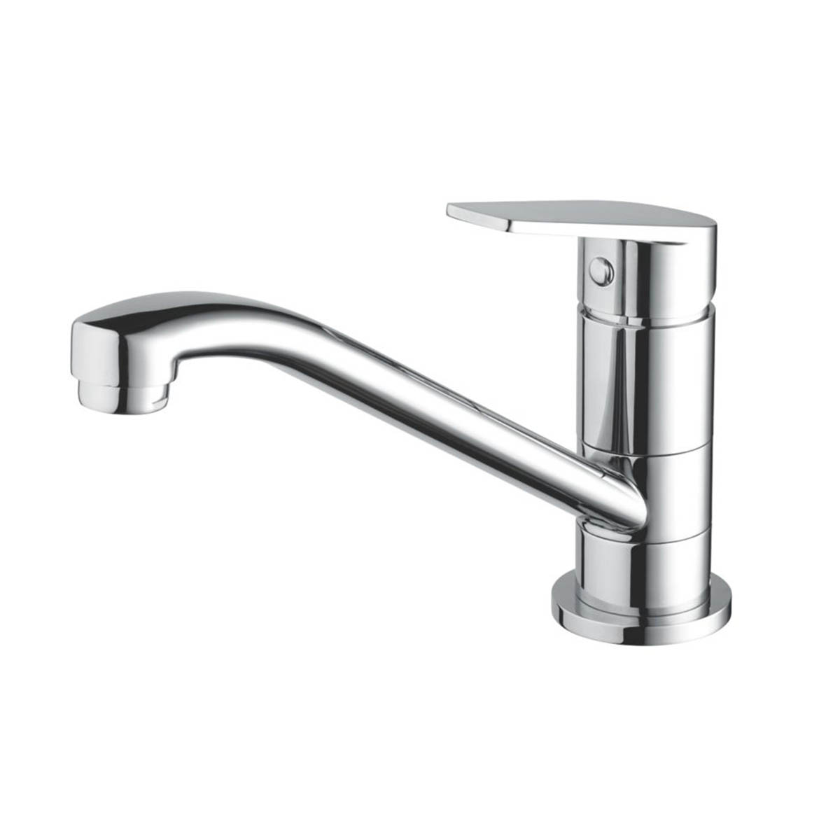 Bristan Kitchen Sink Tap Mono Mixer Chrome Single Lever Swivel Spout Faucet - Image 1
