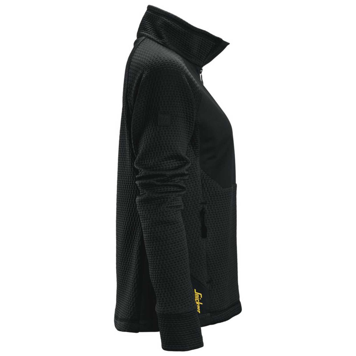 Snickers Midlayer Jacket Womens Black Full Zip Work Fleece UK16-18 8407 - Image 3