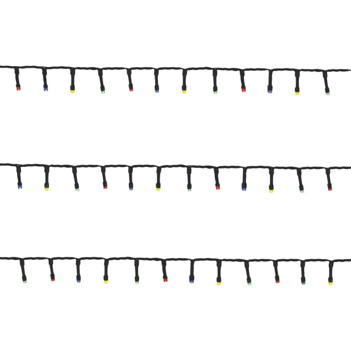 LED Christmas String Lights 1500 Multicolour Timer Indoor IP44 Home - Image 2