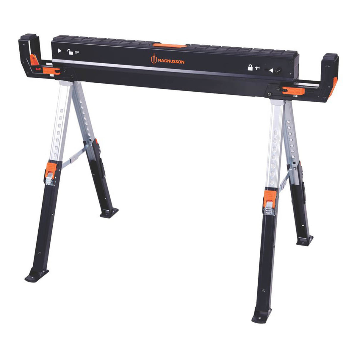 Magnusson Saw Horse Folding Adjustable Height Extendable Support Arms 980mm - Image 1