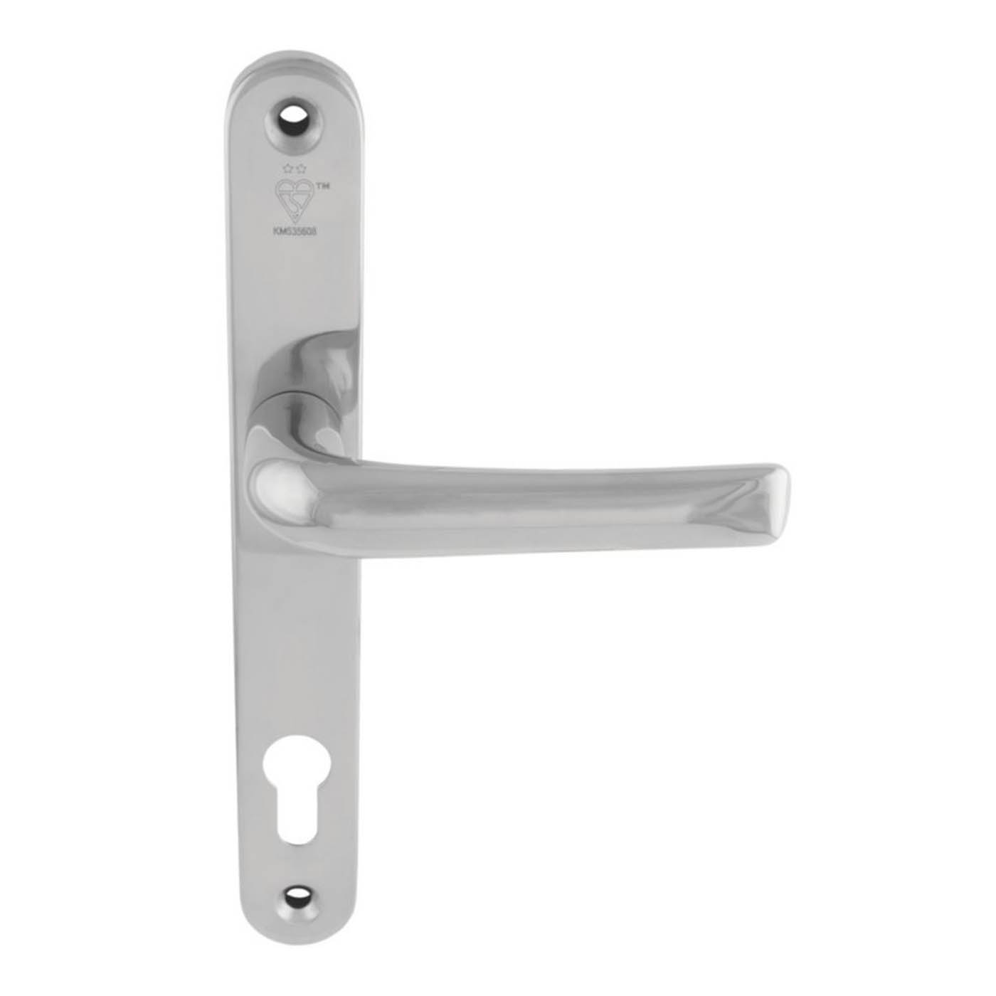 Smith & Locke Door Handles Pair Polished Chrome - Image 1