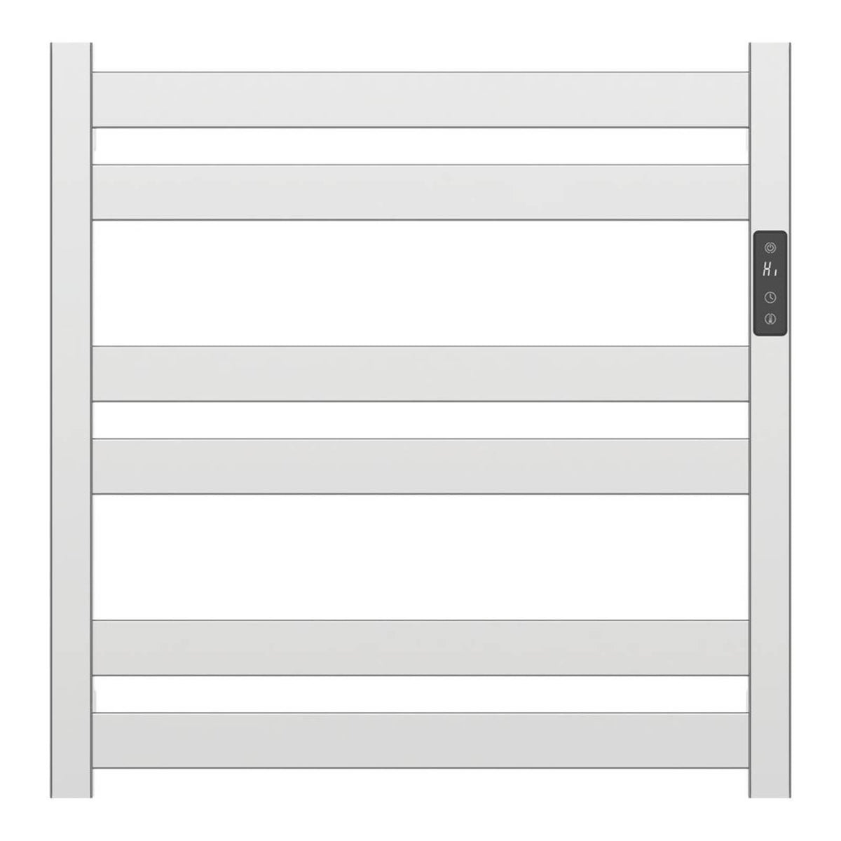 Flomasta Electric Towel Radiator Chrome Flat Bathroom Warmer 511BTU 53x52cm - Image 4