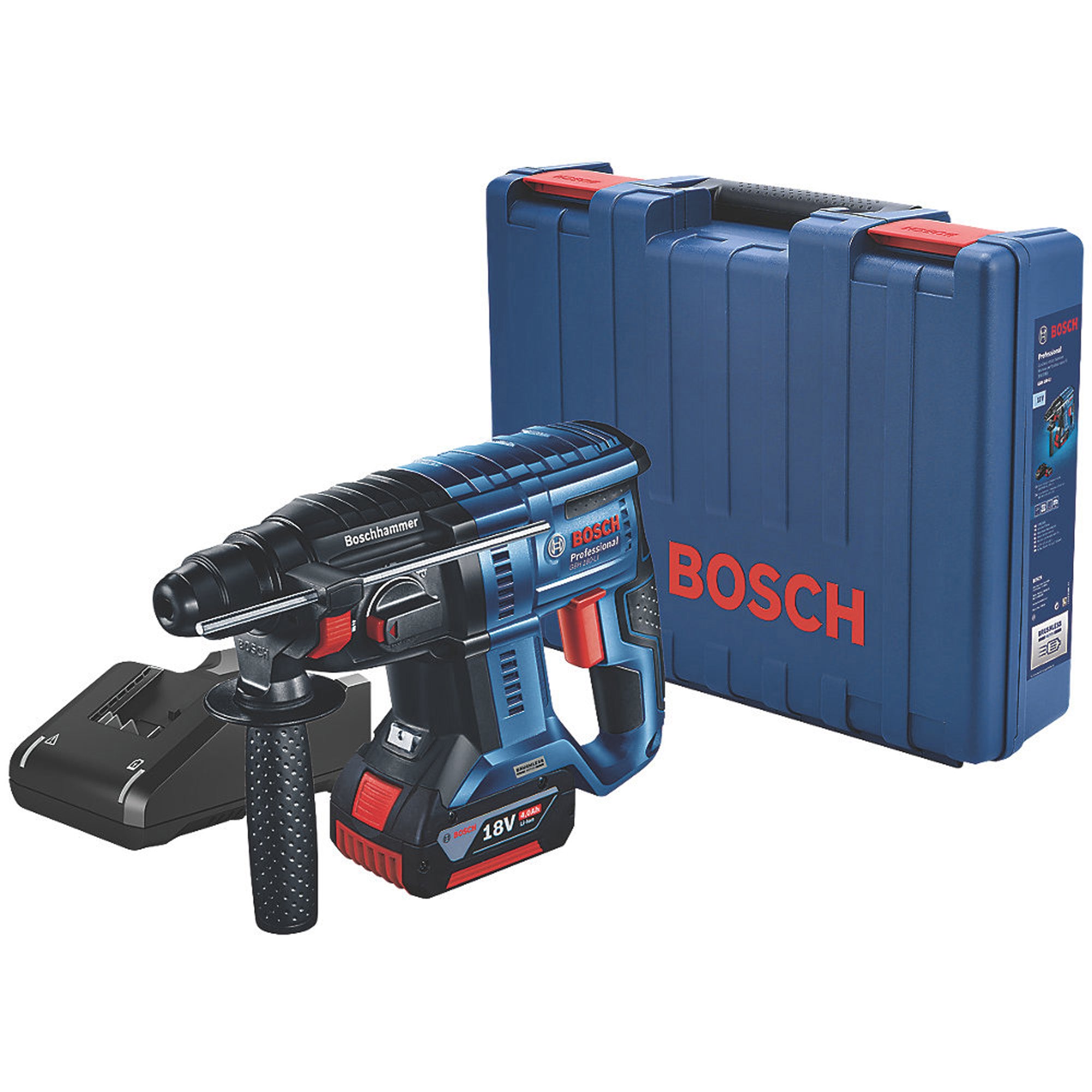 Bosch Cordless SDS Hammer Drill Brushless 18V-21 2.4kg 18V 1x4Ah Li-lon Coolpack - Image 1