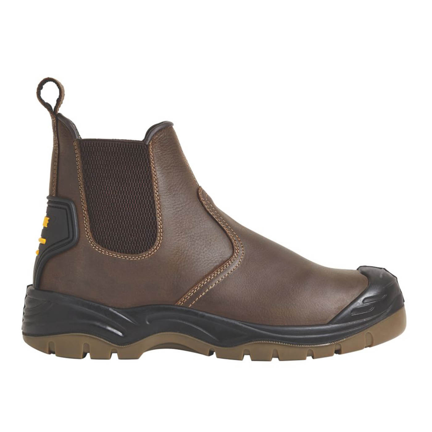 Apache Safety Dealer Boots Unisex Standard Fit Brown Shoes Steel Toe Size 11 - Image 2