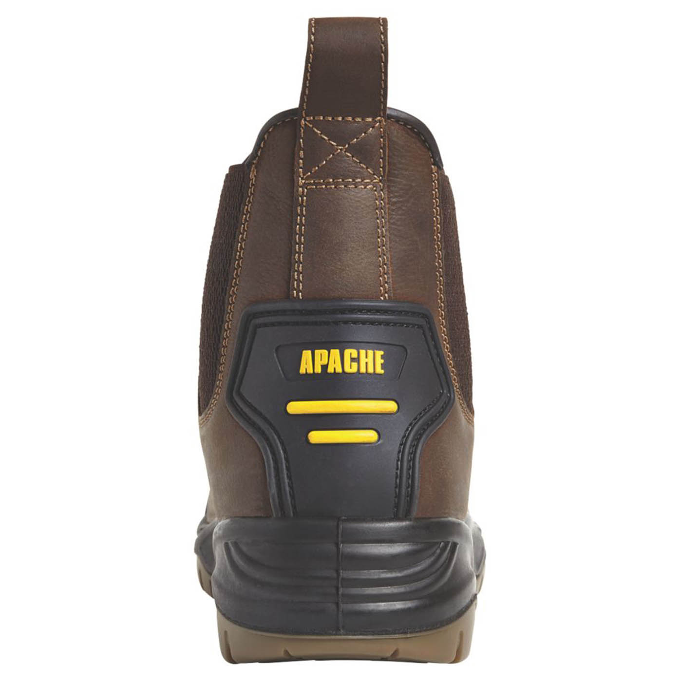 Apache AP715SM Size 11 Brown Water-Resistant Steel Toe Cap Safety Dealer Boots - Image 3