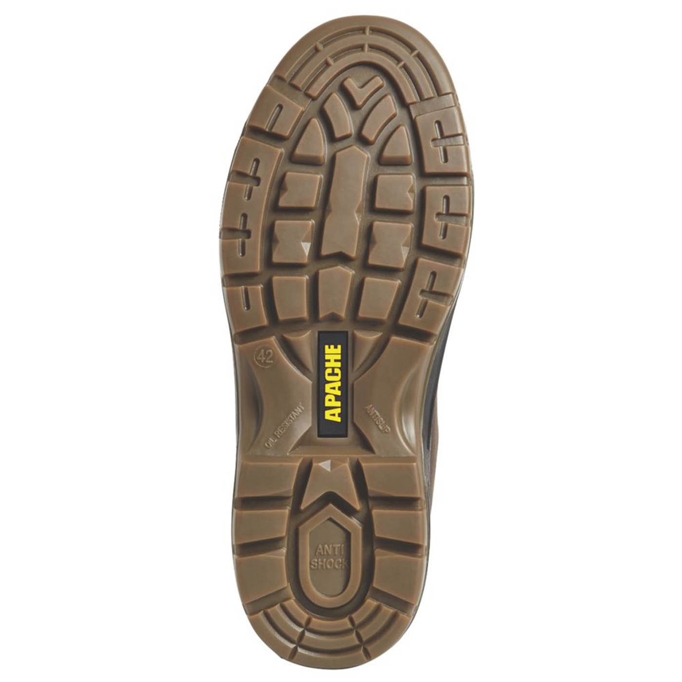 Apache AP715SM Size 11 Brown Water-Resistant Steel Toe Cap Safety Dealer Boots - Image 4