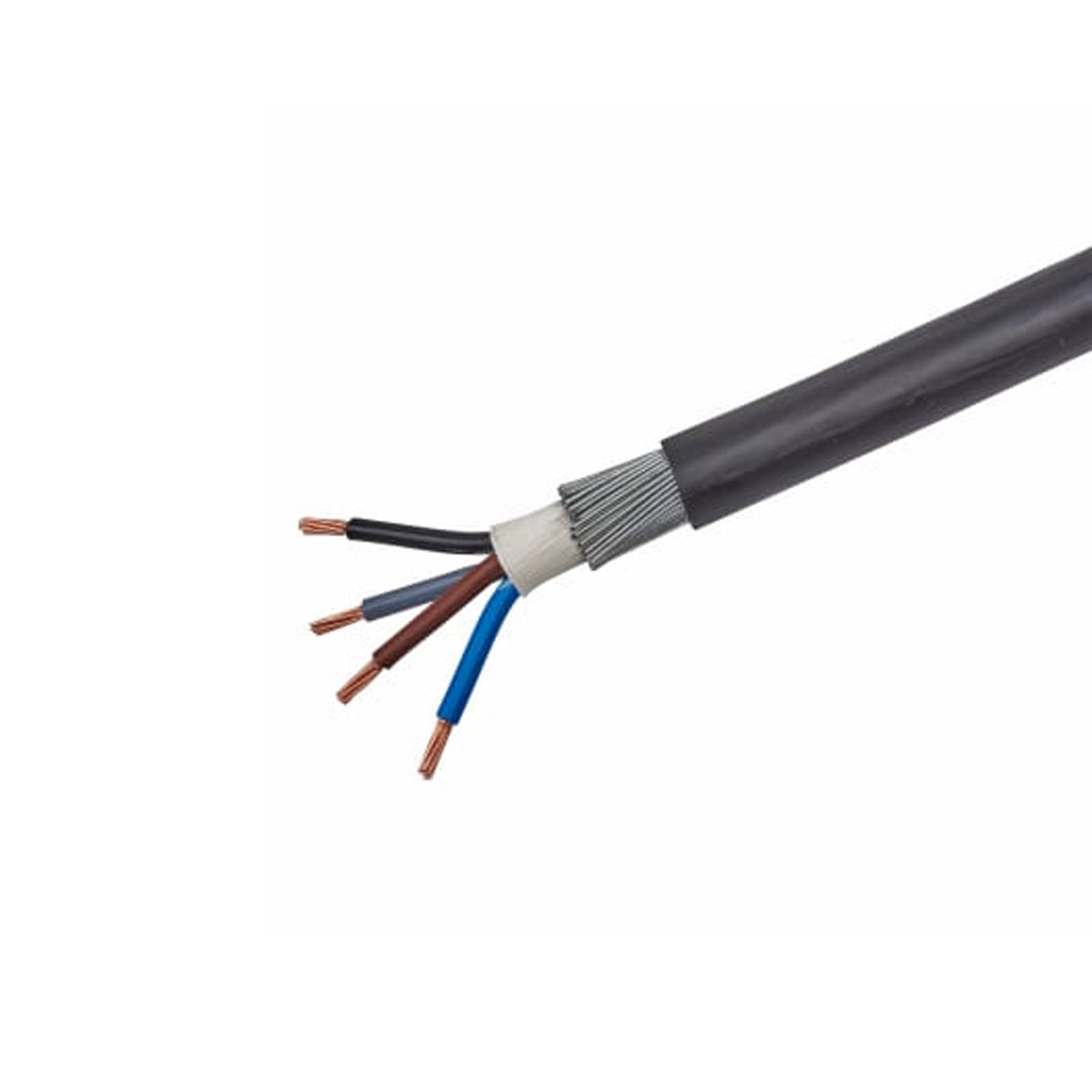 Prysmian LV Armoured 6944X Black 4-Core Cable 1.5mm² x 25m XLPE Insulated - Image 2