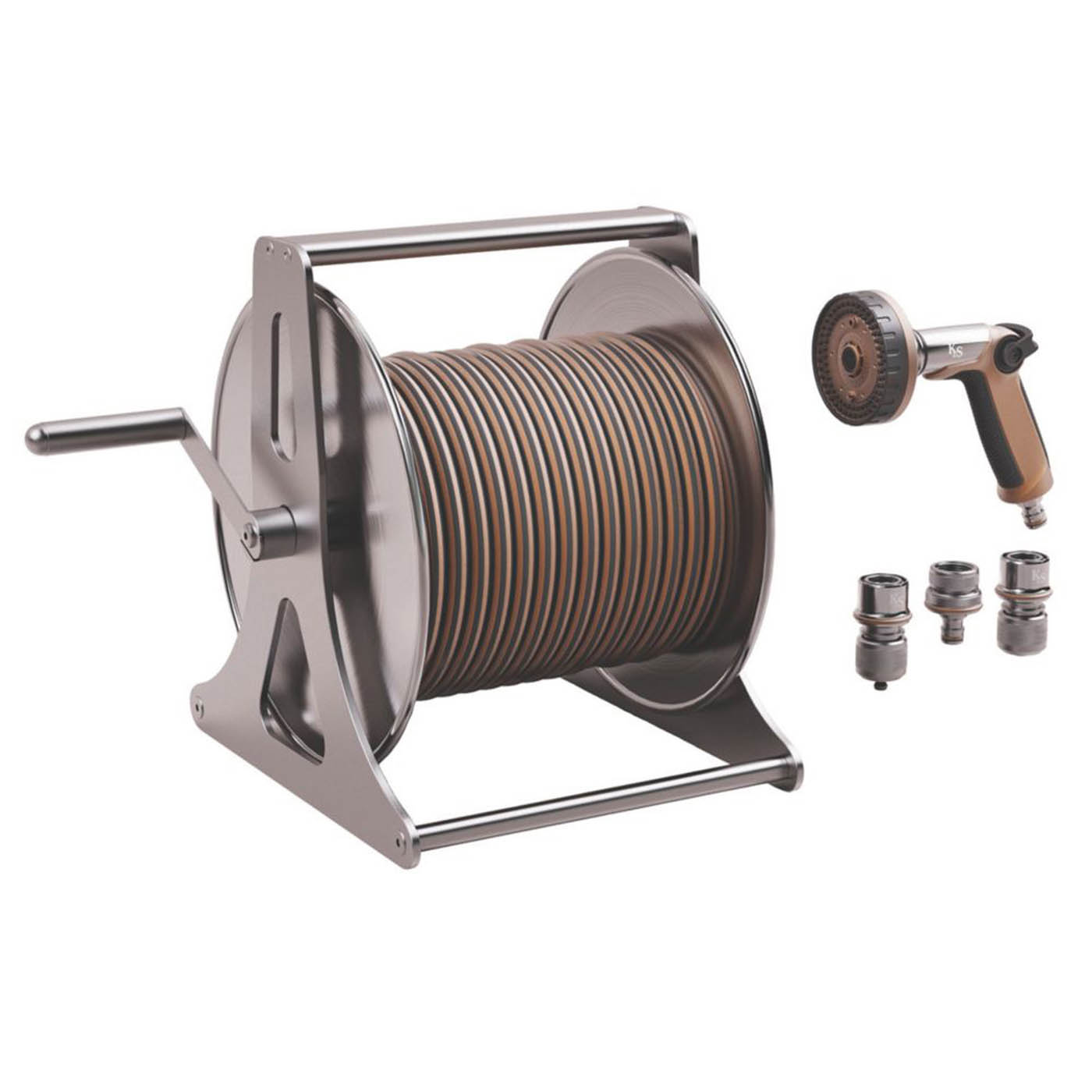 Kent & Stowe Hose Reel Set 17.4mm x 30m - Image 1